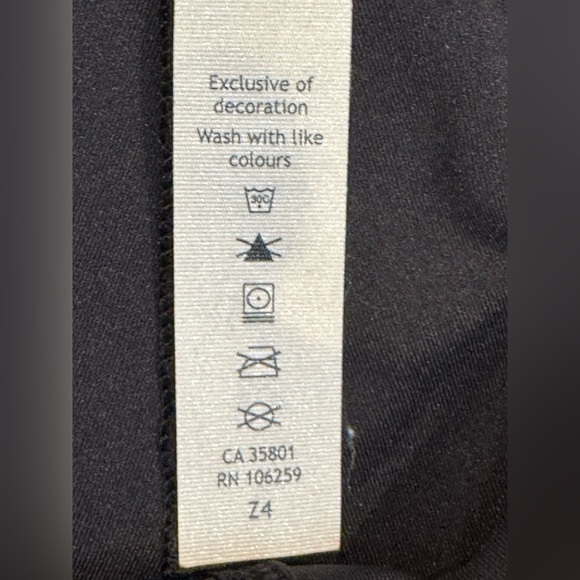 Women’s Lululemon Black Ankle High Rise Leggings With Pockets: Size 4 - Picture 11 of 11